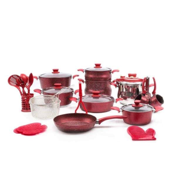 Set de 33 pièces HMS en granite Set de 33 pièces HMS en granite